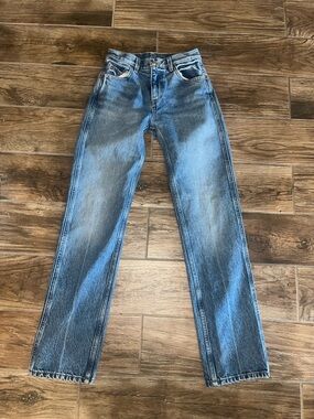 B SIDES women’s straight leg  Light Blue Denim Jeans